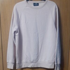 H&M Men's Light Pink Crewneck Sweater